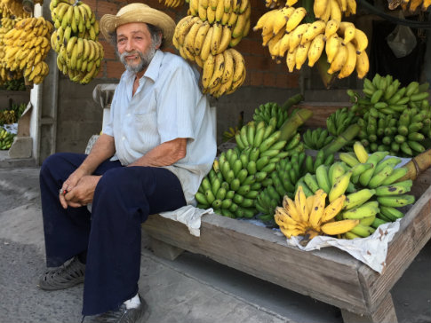 Brasil mercado local de banana