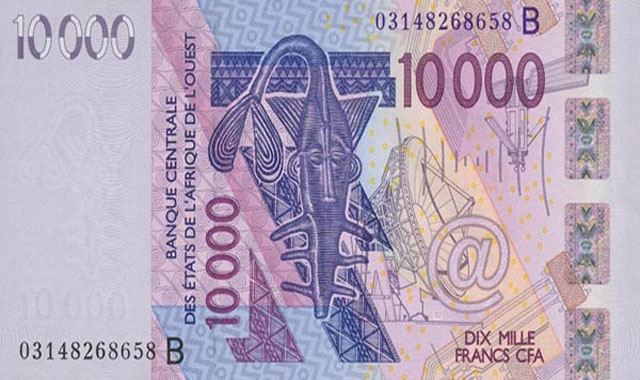 10000CFA bank note