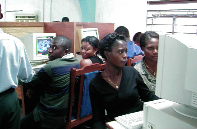 Cyber Cafe Internet Africa