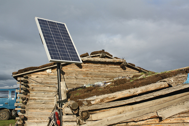 Portable solar systems in rural Mongolia