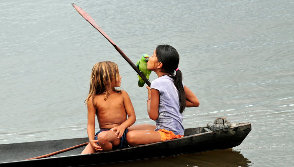 Amazon children Neil Palmer CIAT CIFOR Flickr