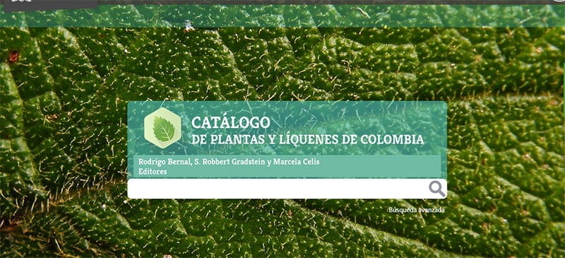 caratula catalogo plantas colombia