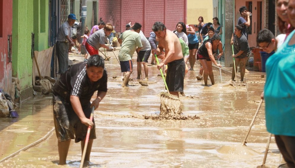inundacion san juan lurigancho, feb 2017 la republica