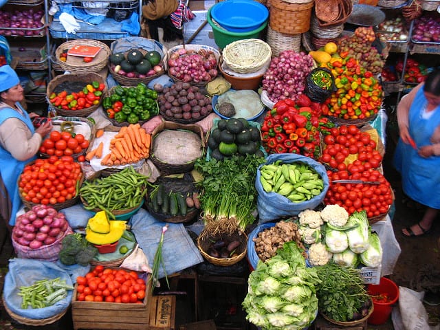 mercado en sucre bolivia