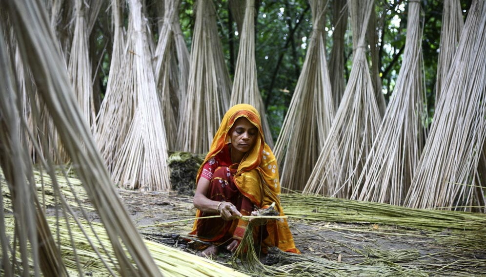 A_Bangladesh_woman_working_on_jute