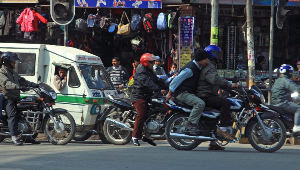 A street in Kathmandu