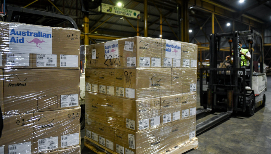 Australian Aid shipment