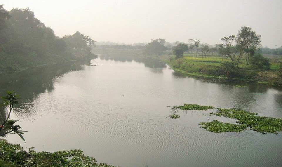 Bangladesh-India-Border-Bangabari-Tangon-River