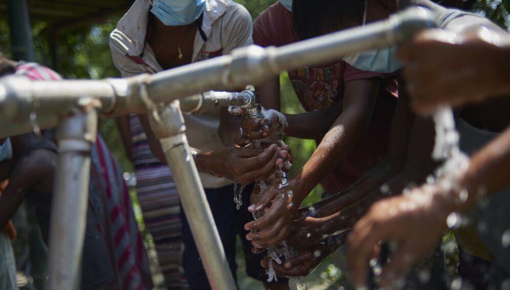 handwashing in India