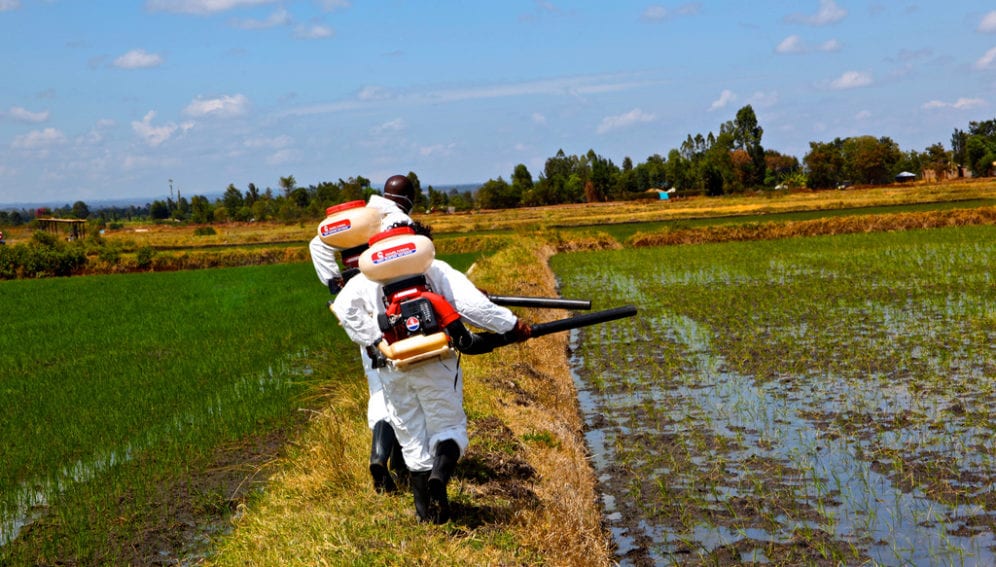 Spraying Mosquito Larvae_Flickr_Global Environment Facility (GEF)