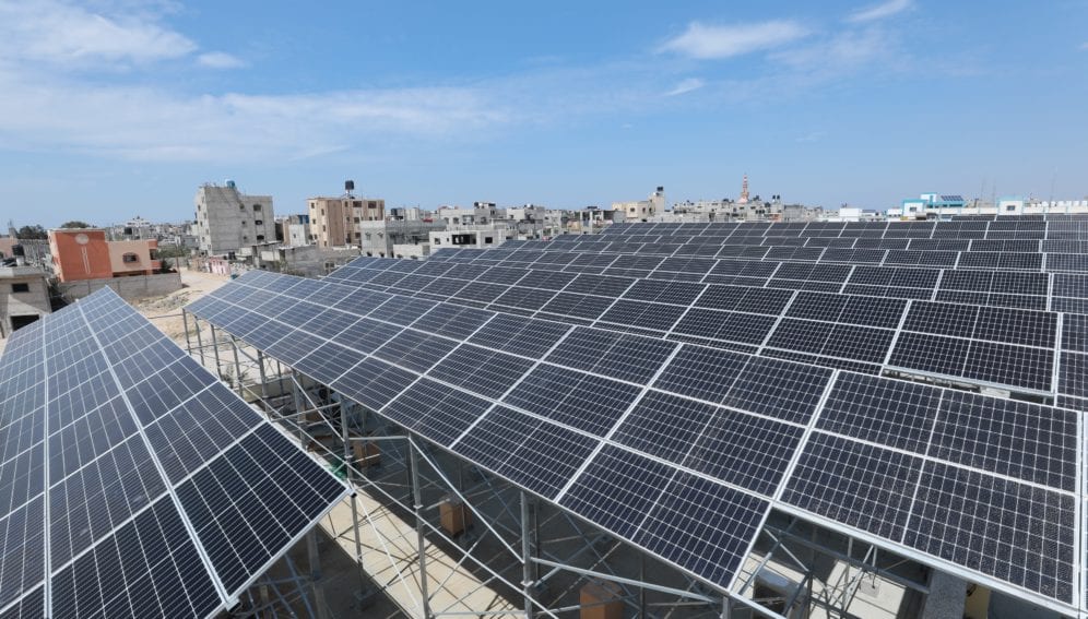 Solar energy Gaza