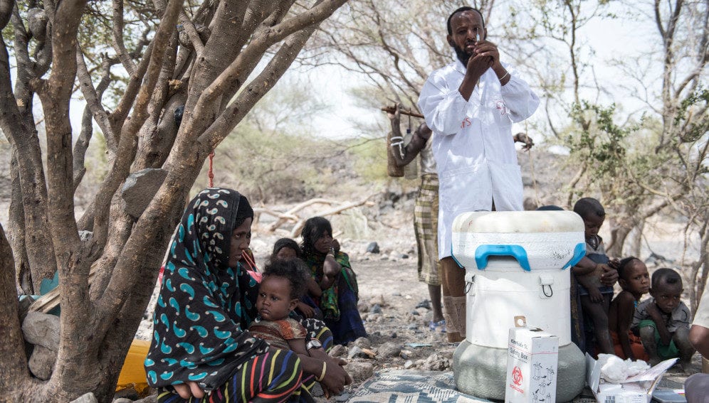 Unicef Ethiopia Last mile vaccine