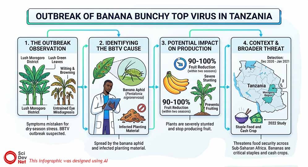 Infographic: The disease threatens a crop that is important for food and livelihoods