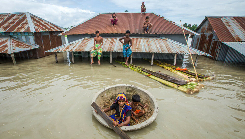 Sirajganj, Bangladesh 2020 flooding