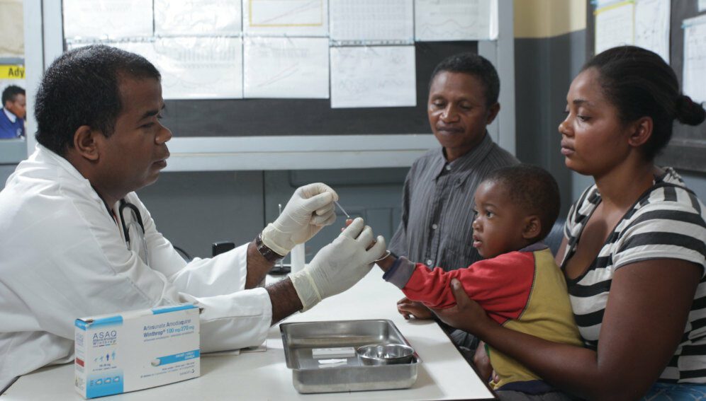Child malaria check