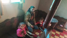 Syrians turn war missiles into heaters as winter grips