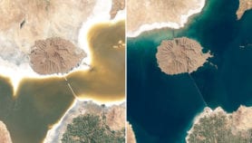 مساعٍ لإنقاذ بحيرة أرومية في إيران