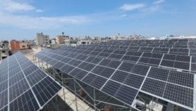 إغاثة مشفى غزاوي بالطاقة الشمسية