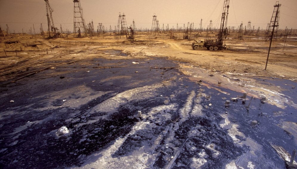 Iraq soil oil