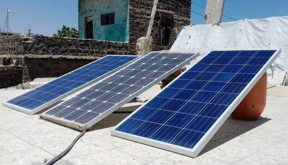 Syria solar panel