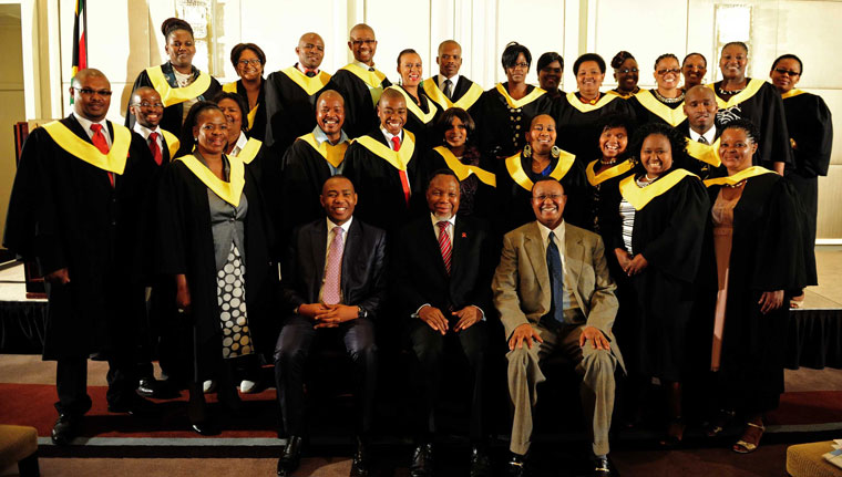 deputy president with graduates