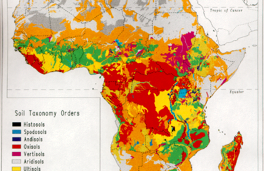 Optø, optø, frost tø Canada Begrænsninger African soil diversity mapped for the first time - Sub-Saharan Africa