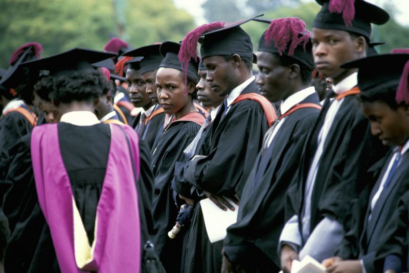 Graduation ceremony for students at the University of Nairobi