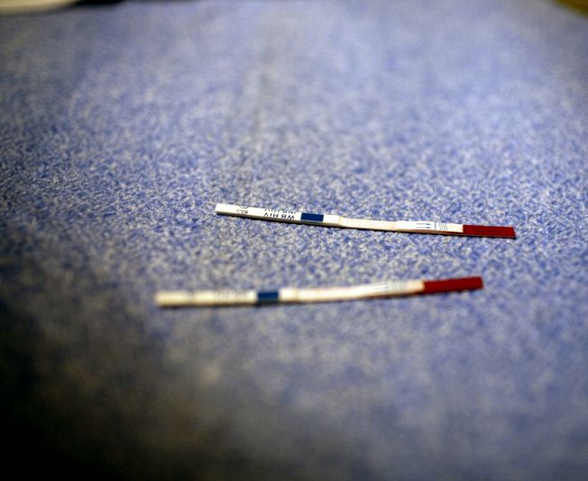 HIV test strips