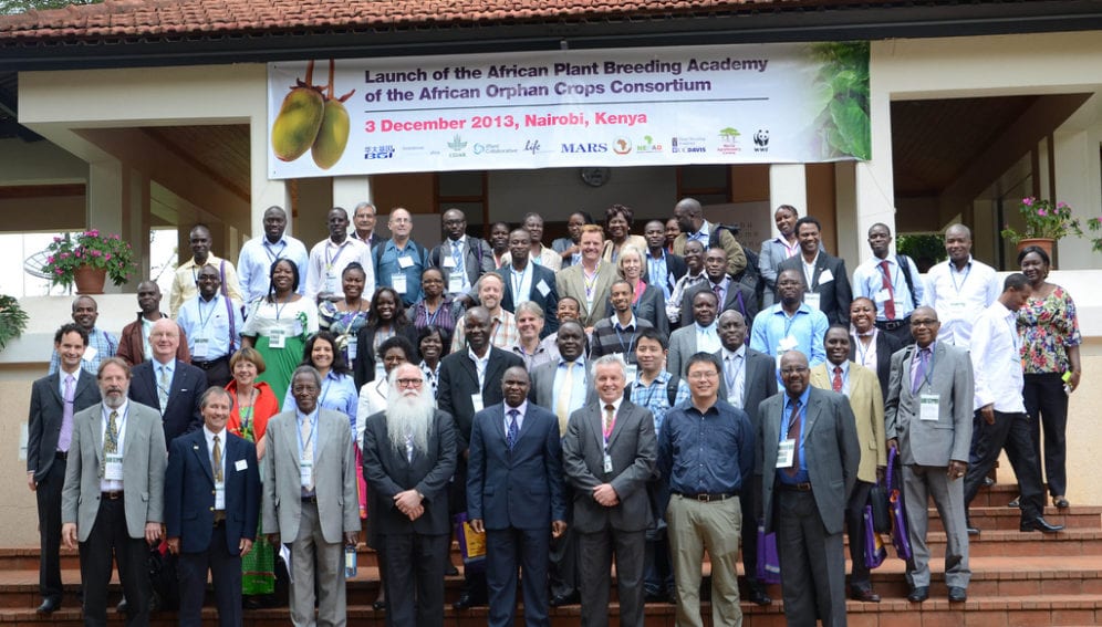 Official Launch Event - African Plant Breeding Academy of the African Orphan Crops Consortium, December 3, 2013, ICRAF Headquarters, Nairobi
