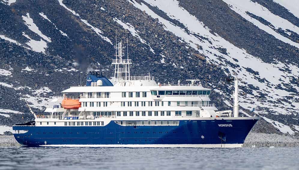 MV Hondius, the Dutch-flagged cruise ship where the outbreak was reported first.