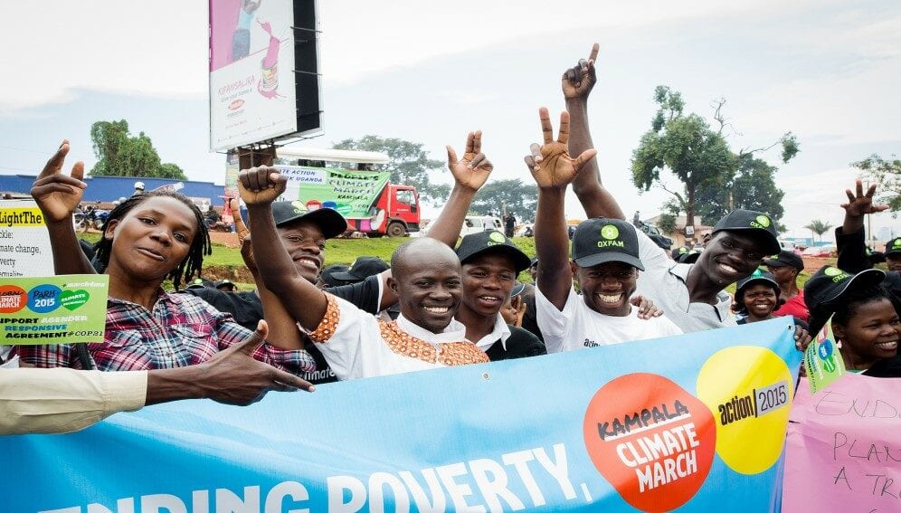 Global Climate March in Kampala Uganda November 2015