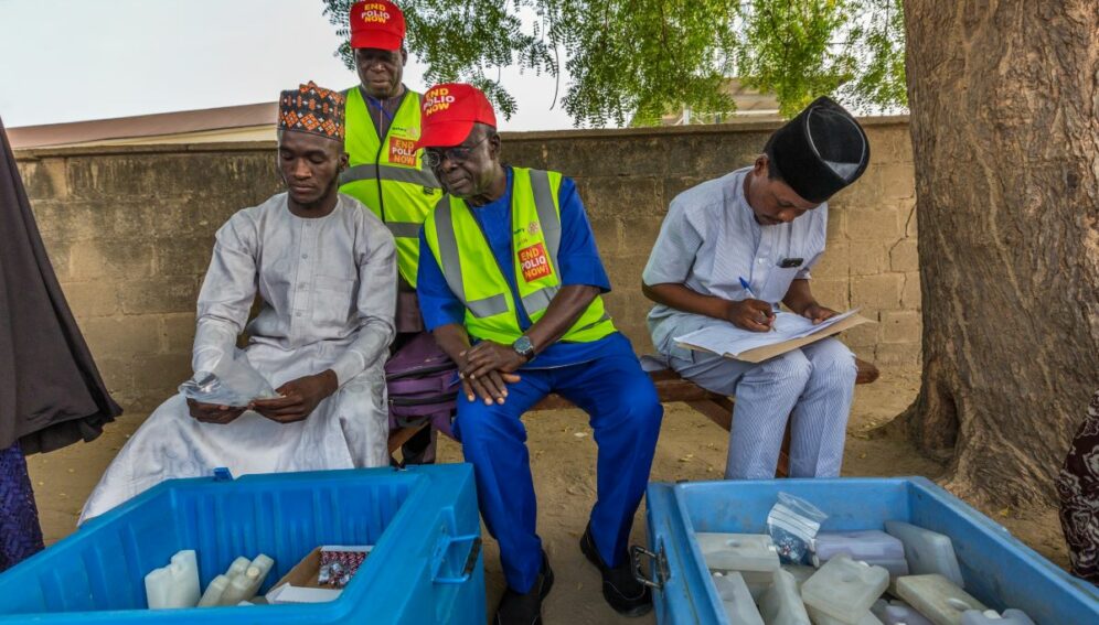 Préparation d'une campagne de vaccination contre la polio au Nigeria en 2019