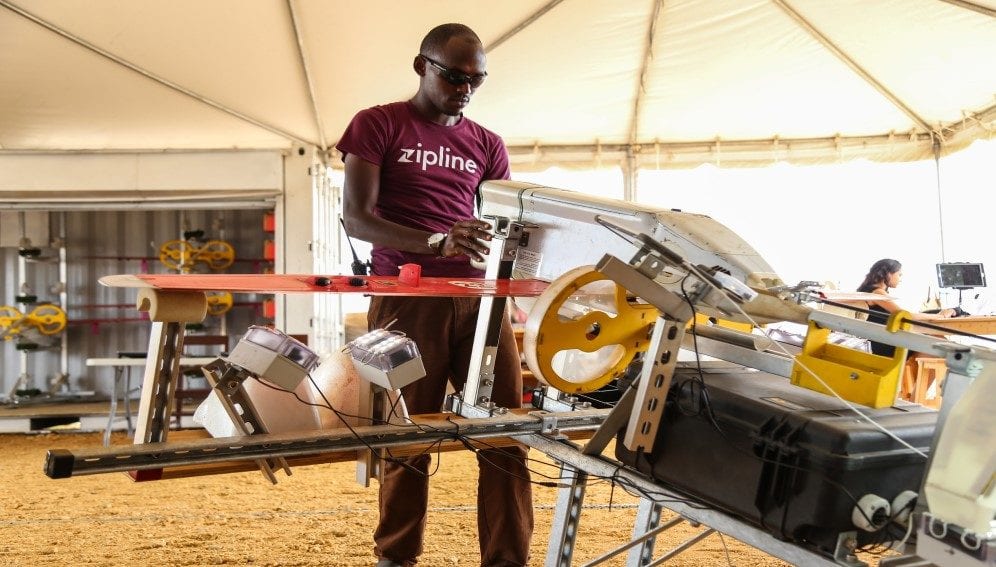 Zipline uses drone technology to save lives