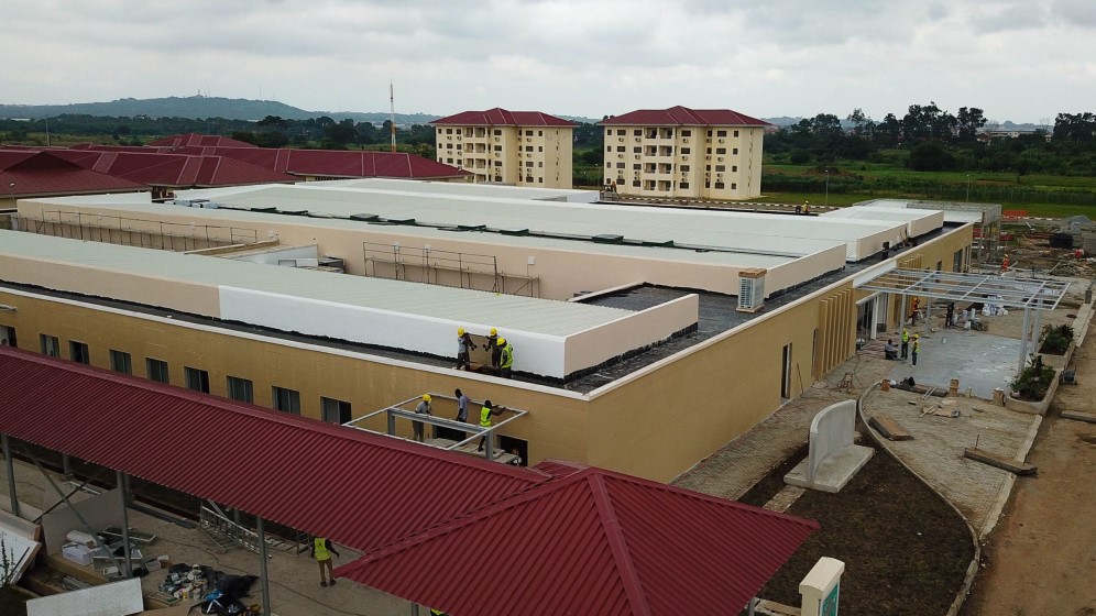 100-bed infectious disease facility in Ghana