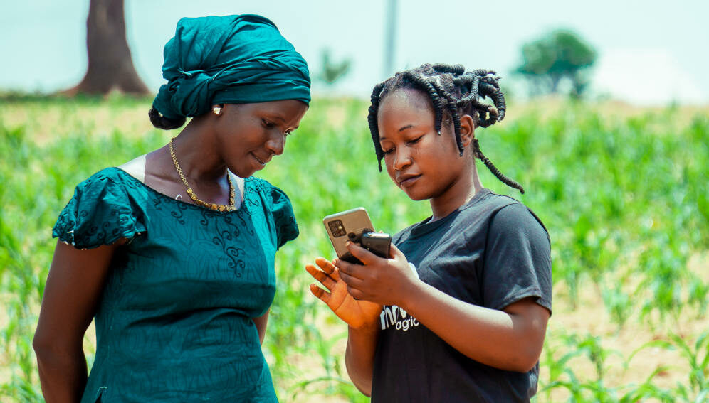 ThriveAgric has over 2,000 field officers with the applications installed on their smartphones they use to provide services to farmers