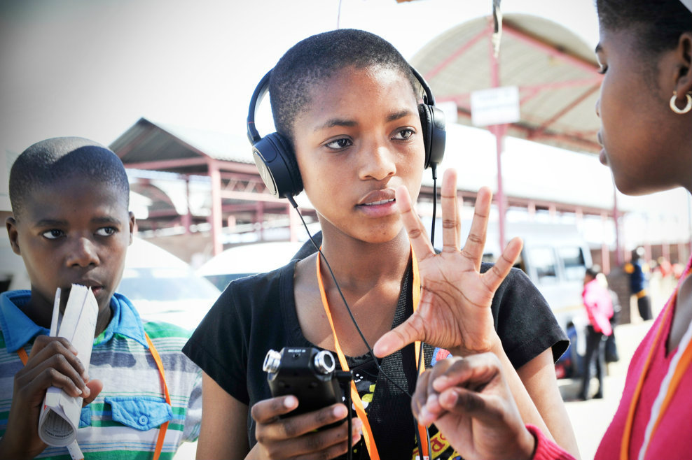 CRF strives to ensure that girls feel confident to get involved in projects

