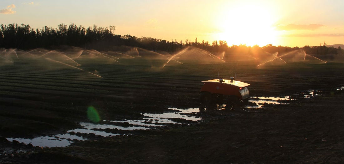 One of ACFR&rsquo;s goals is to build robots that can operate for long periods. In this trial, RIPPA ran for 22 hours starting at 5:30am until the following morning before stopping. When the sun came up, the batteries were recharged and the robot went back to work.
