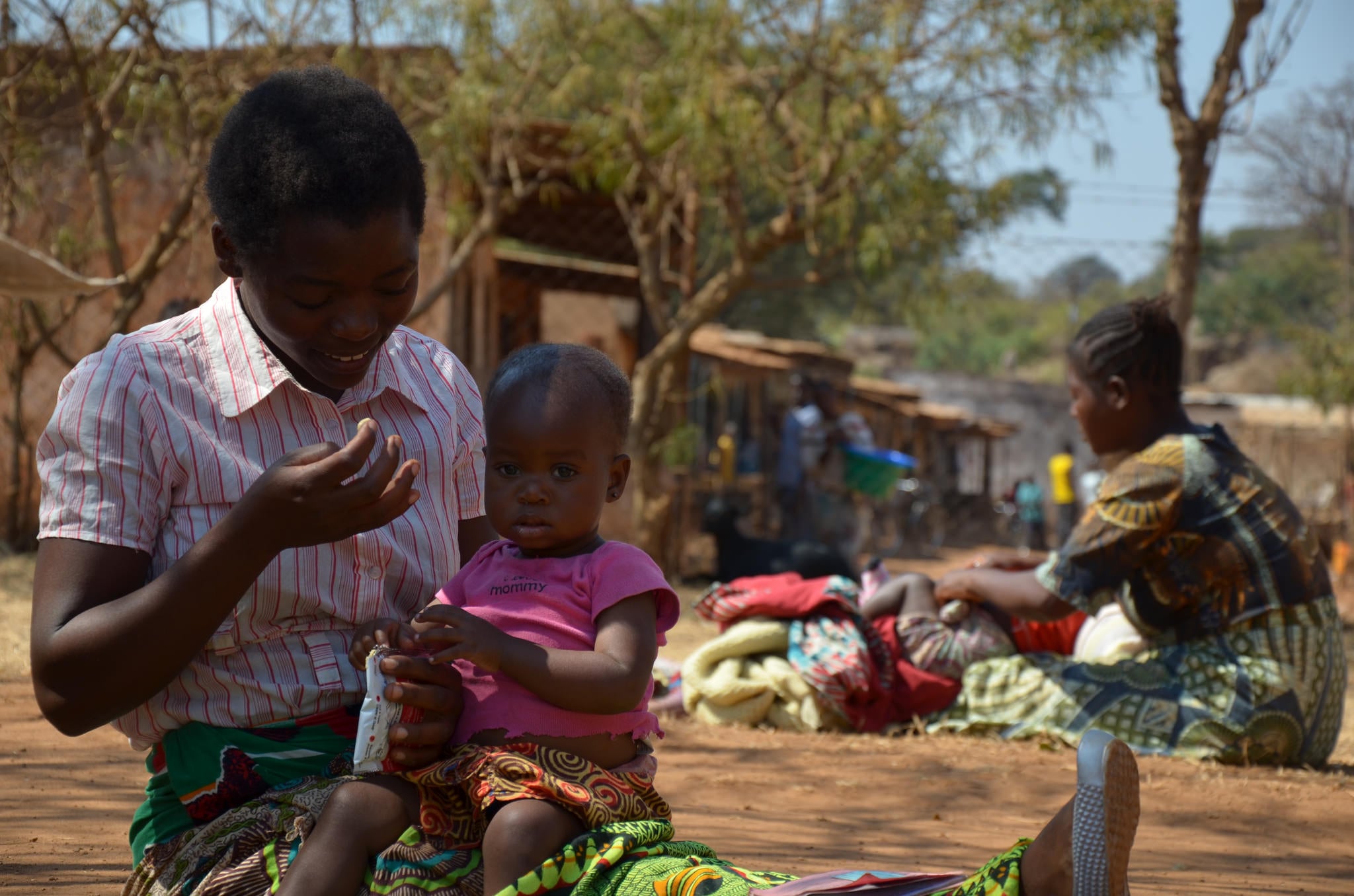 One-and-a-half-year-old Falida was just six kilograms and 64 centimetres tall when she came for treatment in June. She is monitored weekly at the Matapila clinic and given doses of a peanut-based meal with added micronutrients to eat at home. By the end of August, Falida was nine kilograms and 75 centimetres
