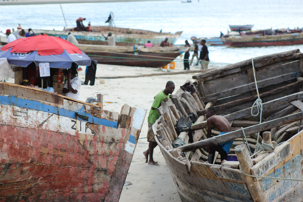 The fisheries sector employs about two million people in Tanzania, including boat builders and people who mend nets.
