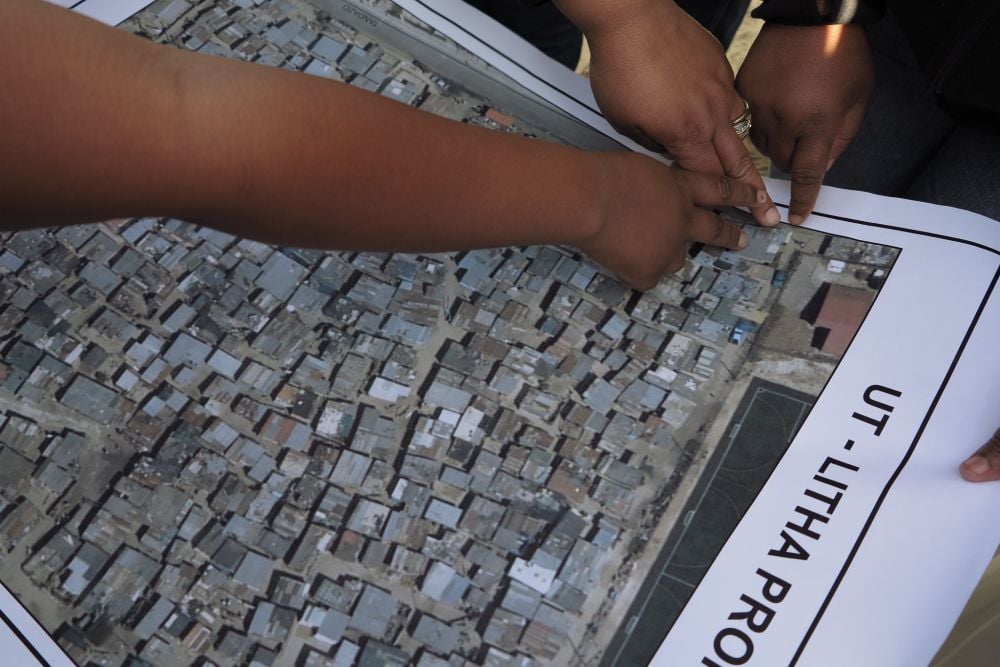 An aerial shot of Khayelitsha. Projects such as Lumkani can help with the important task of logging homes, as well as devices. With better maps in place, urban planning and local service provision can improve &ndash; theoretically at least.&nbsp;
