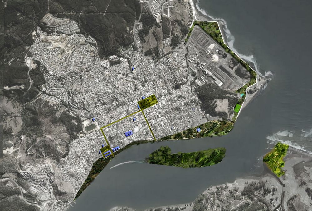 Post-tsunami reconstruction plan of Constitución, Chile. On 27 February 2010 an 8.8-magnitude earthquake and tsunami hit Chile. Constitución  was one of the worst hit cities
