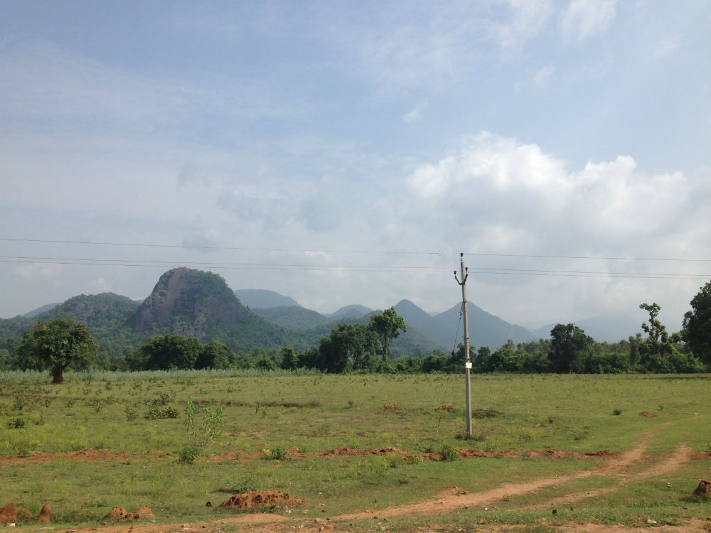 Power lines connecting the main electricity grid to rural settlements. This method is not cost effective as significant amounts of energy are lost during transmission
