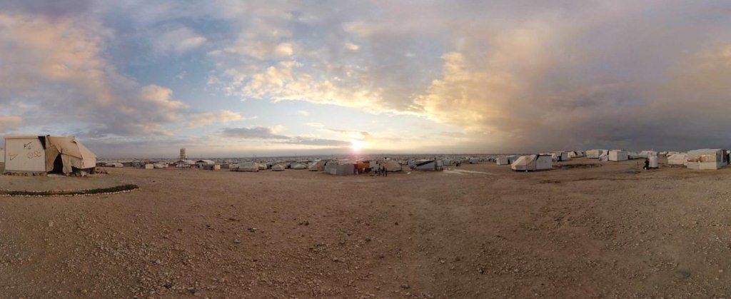 A virtual reality screening of the film Clouds over Sidra transports the visitors to the Zaatari Syrian refugee camp in Jordan, where they follow the life of Sidra, a 12-year-old girl living there. 
