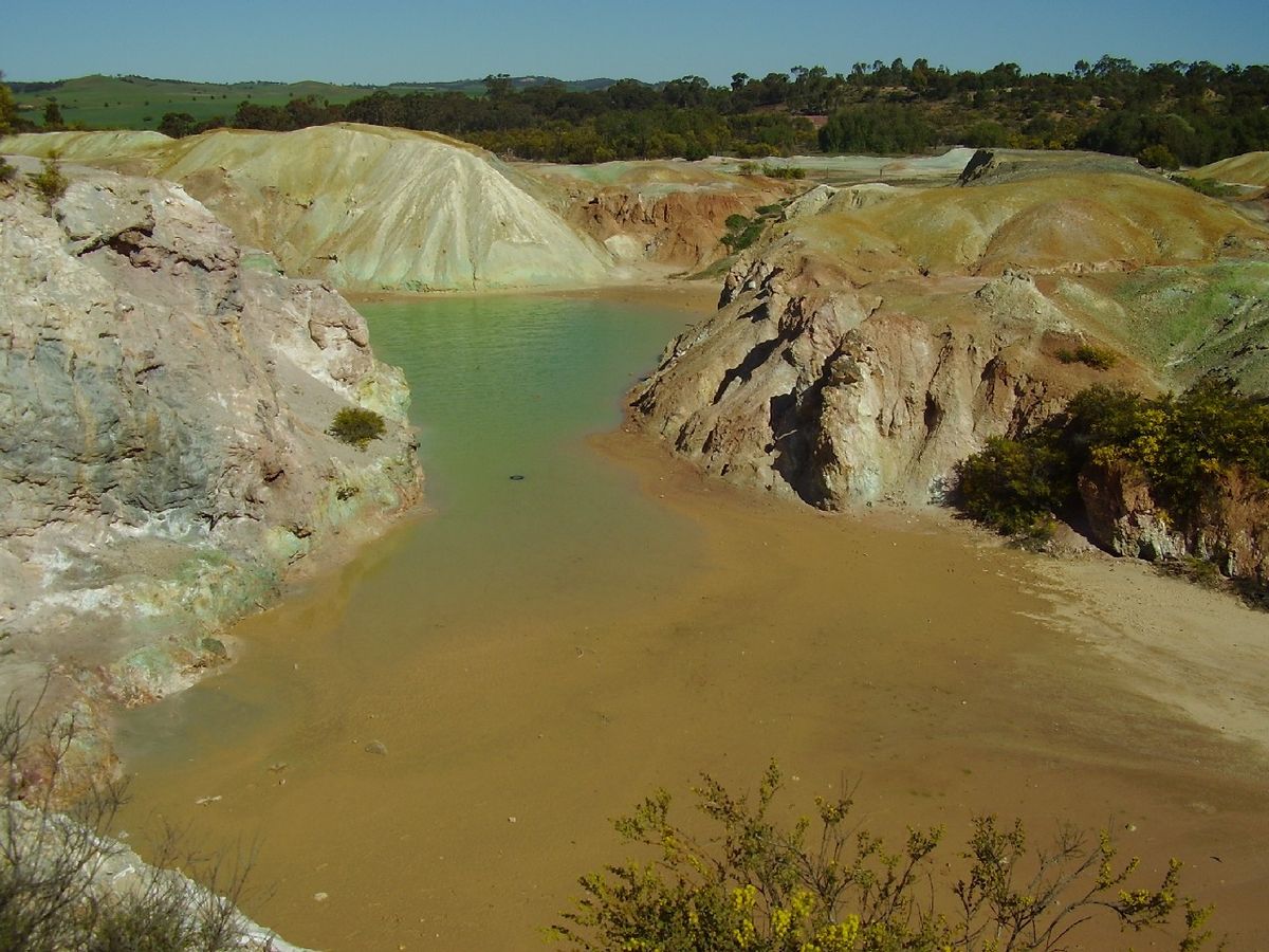 Australia copper open pit mining