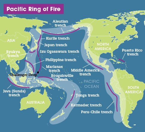 Which US States Are Part Of The Pacific Ring Of Fire? - WorldAtlas