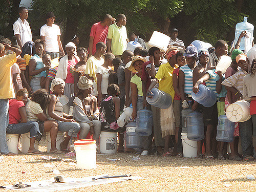 escasez agua Haití